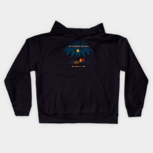 Let's Explore the World Kids Hoodie